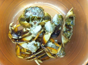 Cleaned and quartered