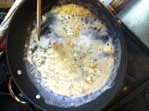 Butter, Garlic, Roasted Garlic, Bouillon, Sugar and more butter