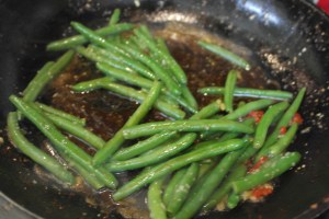 3 Tbsp. Soy Sauce, 3 Tbsp. Sugar and 3 Tbsp. Water.  This can be adjust to your preference.