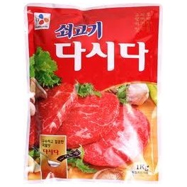 My Korean is limited so that I don't understand all the ingredients in this stuff (thank goodness) but add about 1-2 Tbsp. of Beef Dashida.  It'll salt and enhance the flavours.