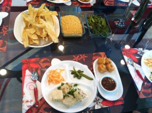 Mrs Patel cooked us a vegetarian snack as we stopped by on way to Nola.