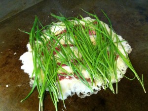 Add chives.
