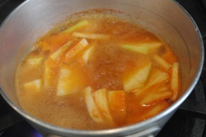 Bring to boil and cook.