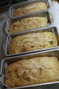 350F 50-60 minutes till toothpick comes out clean.