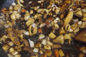 Sauce should be thick.