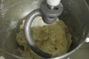 Mix on low till fully incorporated.  Rest 10 minutes.