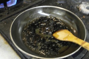 Cook and add 1 part hoisin sauce.