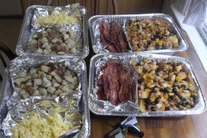 Arranged my food trays and headed to the Ritz by 8:30 am.