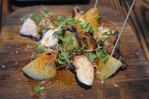 Wood Grilled Octopus - with fingerling potatoes, pimenton and olive oil.