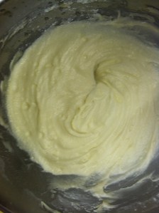 Powdered sugar with remaining liquor and Red Bull.