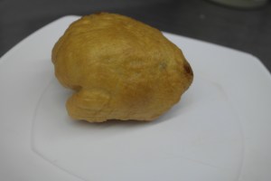 Looked more like a softball this time.