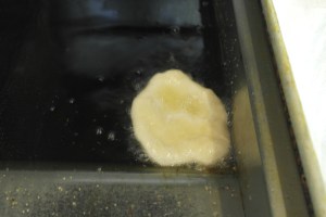 Fry each side golden/