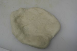 Form small disk making center thinner or cutting a small line.