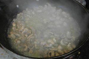 Continue to cook down and water will evaporate.