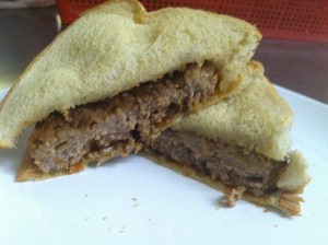 Put on the top and you've got a great hangover sandwich.