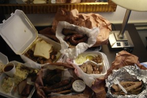 I think my entire floor smelled like BBQ.