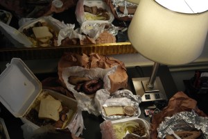 This is my poor desk.