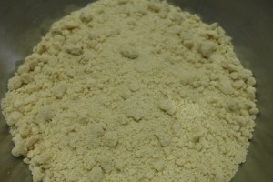 Should resemble a crumble.