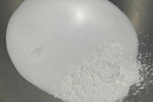 Sugar and cornstarch.