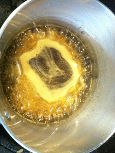 Stop stirring after mixture start to boil.