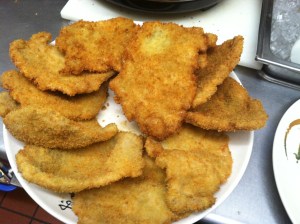 Cool on paper towel.