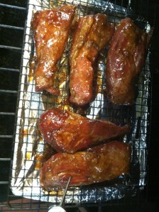 After second basting.